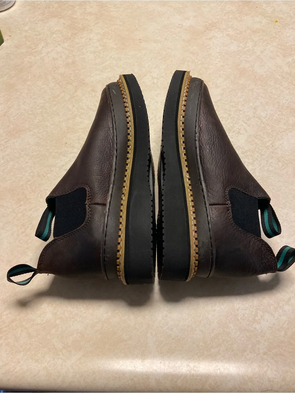 Georgia Boot Shoes Mens Size 10W Wide Georgia Giant Romeo Work Leather Brown Exc